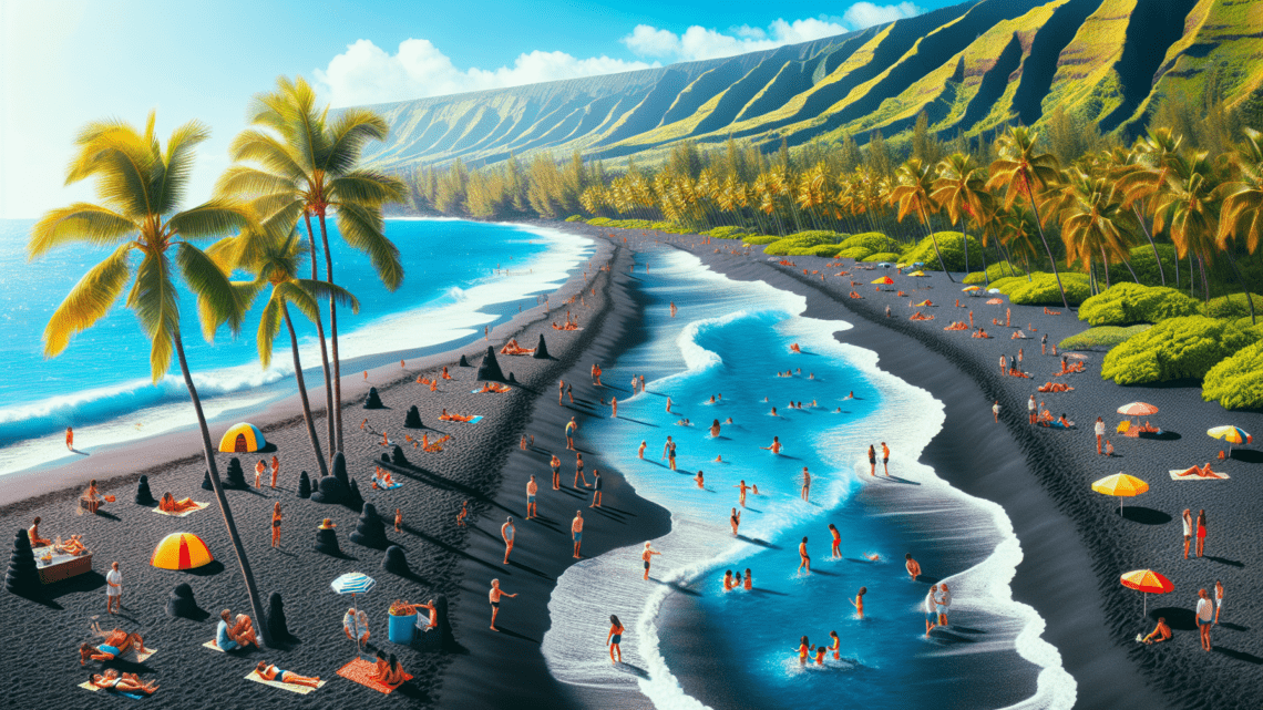 Punaluʻu Black Sand Beach