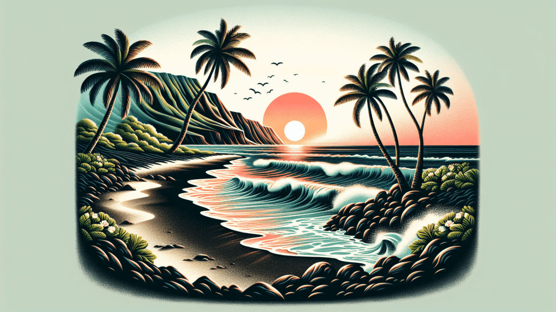 Besuch des schwarzen Sandstrandes von Punalu‘u auf Big Island – erleben Sie die einzigartige Vulkanlandschaft