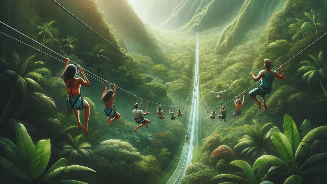 Seilrutschen durch die tropischen Wälder – Nervenkitzel und Spaß für Abenteuerlustige