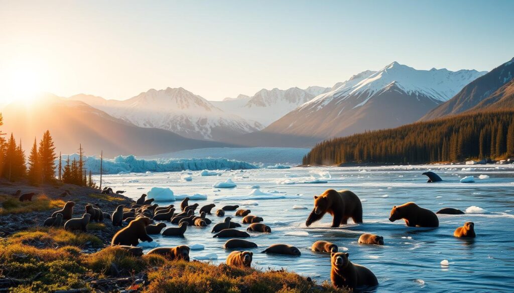 Alaska Wildtier Kreuzfahrt Abenteuer