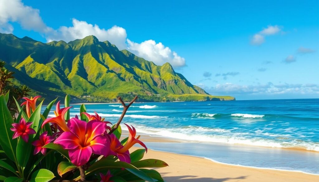 Hawaiianische Naturelemente in Namen