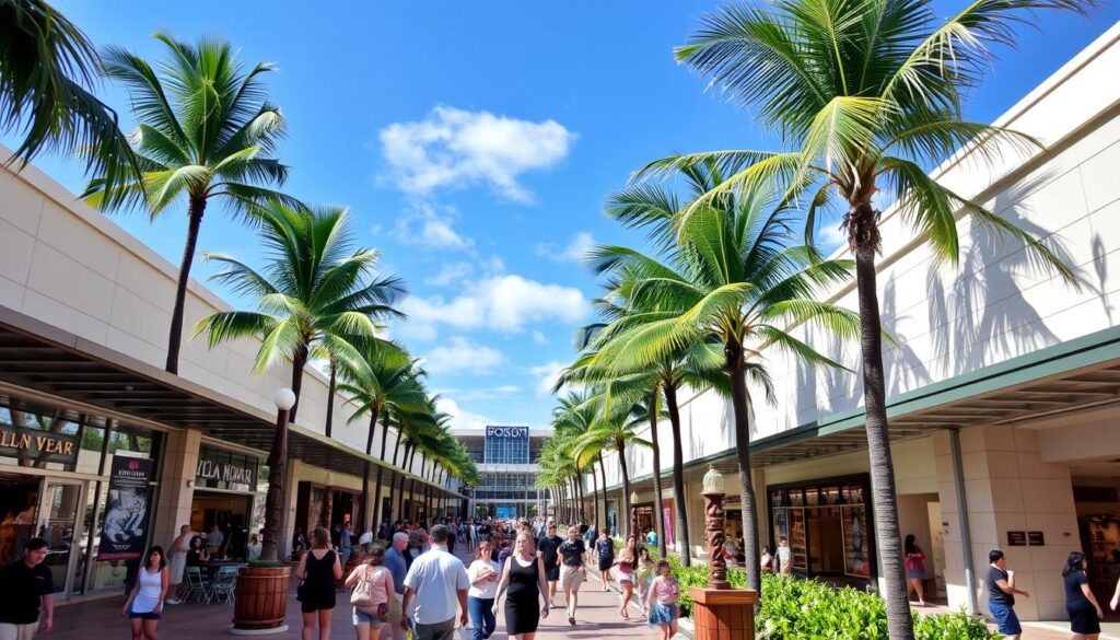 Ala Moana Center Shopping in Honolulu